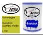 Preview: Volkswagen, Sunshine (Lemon) Yellow, L11E: 500ml Lackdose, von ATW Autoteile West.